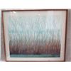 Image 2 : Abstract Duet II Art Work Signed by Artist K. Suzuki 45/300 Wooden Frame 35"x42"