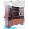 Image 22 : Scan-Flex Wood 3 Section Shelf w/ 2 Door Cabinets, 5 Drawers & Top Shelves