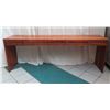Image 1 : Long Wood Entry Table w/ Under Drawers 82"x18"x30"