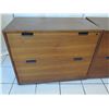 Image 2 : Qty 2 Wooden 2 Drawer File Cabinet 36"x20"x28"