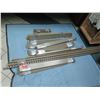 Image 1 : Metal Shelving Unit 96"Tall w/Corner Spines, Hardware & 10 Pressboard Shelving Sheets 42x15