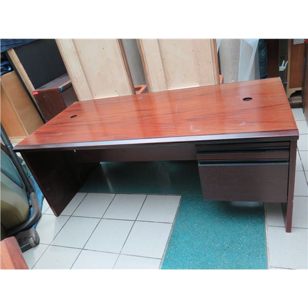 Large Desk with Drawers 72" x 36" x 29"H