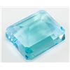 Image 3 : 72.30ct Emerald Cut Blue Indicolite Tourmaline GGL