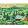 Image 1 : Leslie Schalk Canadian Oil on Panel Landscape