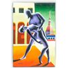 Image 2 : Mark Kostabi American Modernist Oil on Canvas