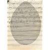 Image 1 : Agnes Martin American Modernist Ink on Music Sheet
