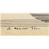 Image 4 : Agnes Martin American Modernist Ink on Music Sheet