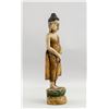 Image 4 : Old Thai Wood Carved Shakyamuni Buddha Statue