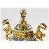 Image 3 : Chinese Cloisonne Censer with Tripod Lion Legs