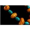 Image 3 : Chinese Amber and Turquoise Necklace