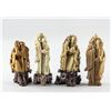 Image 1 : 4 Assorted Chinese Hardstone Shouxing Statues