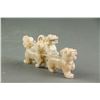 Image 5 : Chinese Archaistic Hetian White Jade Tiger Toggle