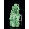 Image 1 : Burma Green Jadeite Craved Ruyi Pendant