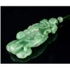 Image 2 : Burma Green Jadeite Craved Ruyi Pendant