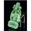 Image 3 : Burma Green Jadeite Craved Ruyi Pendant