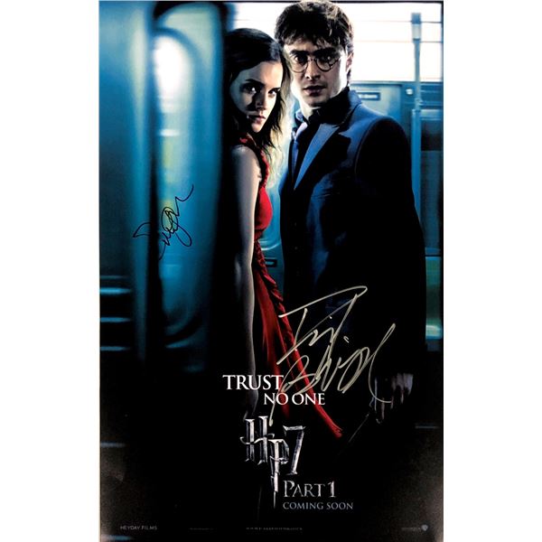 Harry Potter Emma Watson Autograph Signed Poster