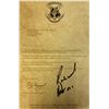 Image 1 : Richard Harris Autograph Signed Harry Potter Letter