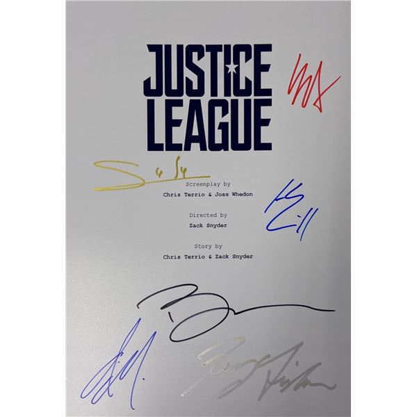 Gal Gadot Autograph Signed Justice League Script Cover