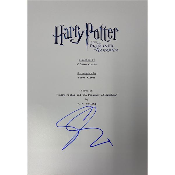 Autograph Signed Harry Potter Prisoner of Azkaban Script Cover