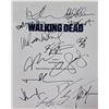 Image 1 : Autograph Signed Walking Dead Script Cover