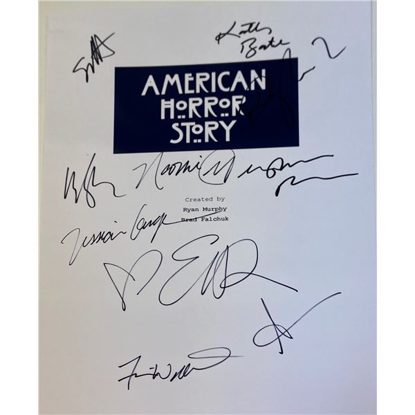 Autograph Signed American Horror Story Script Cover
