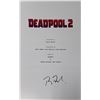 Image 1 : Autograph Signed Deadpool 2 Script Cover