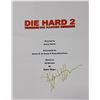 Image 1 : Autograph Signed Die Hard 2 Script Cover