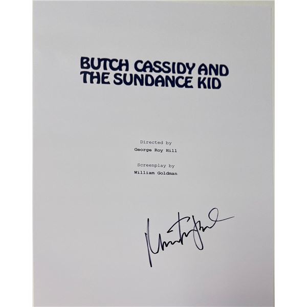 Autograph Signed Butch Cassidy Sundance Kid Script Cover