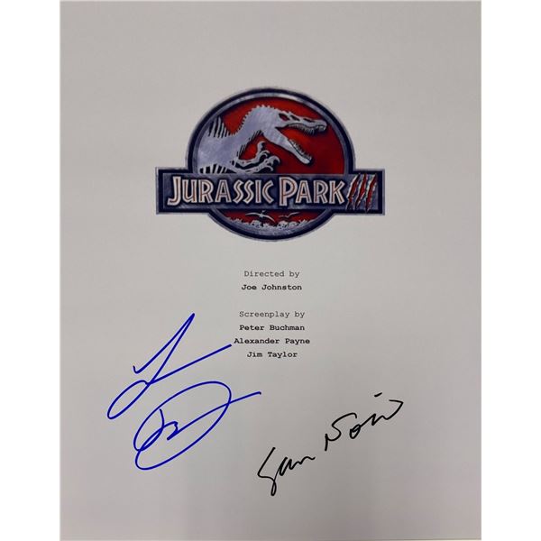 Autograph Signed Jurassic Park Script Cover