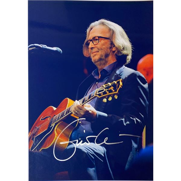 Autograph Signed Eric Clapton Photo