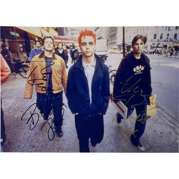 Autograph Signed Green Day Photo