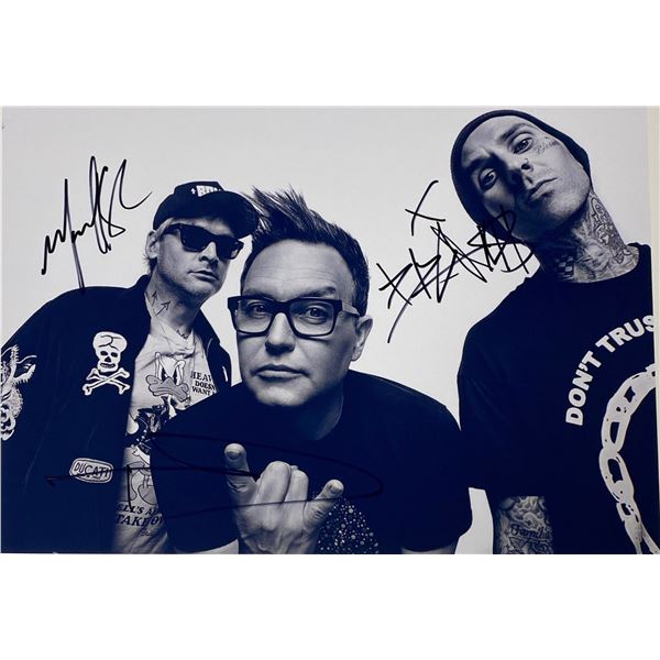Autograph Signed Blink 182 Photo