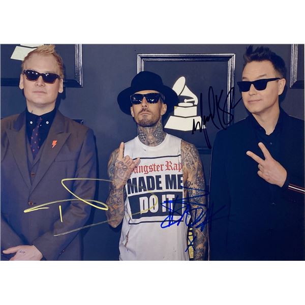 Autograph Signed Blink 182 Photo