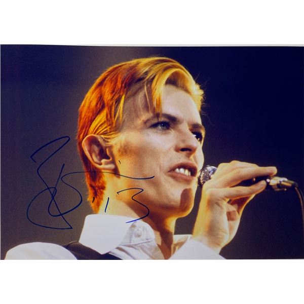 Autograph Signed David Bowie Photo