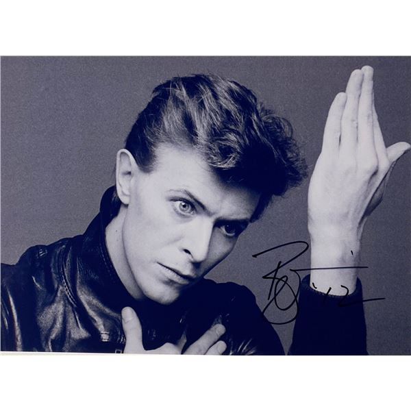 Autograph Signed David Bowie Photo
