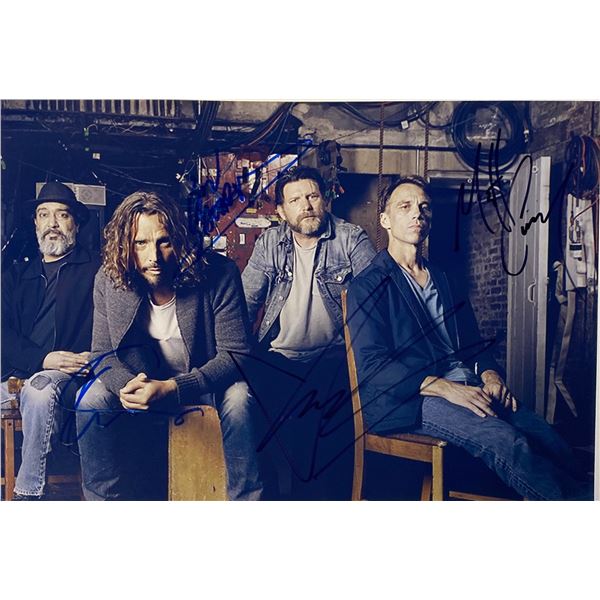 Autograph Signed Southgarden Chris Cornell Photo