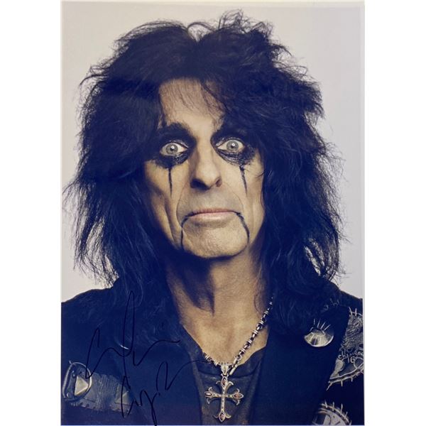 Autograph Signed Alice Cooper Photo