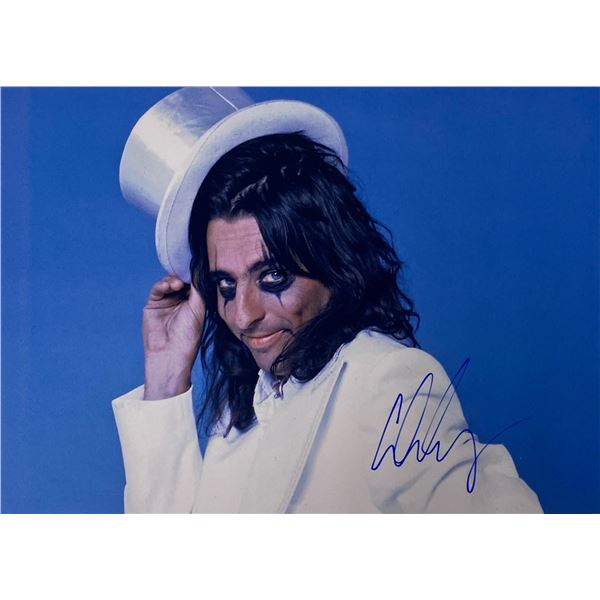 Autograph Signed Alice Cooper Photo