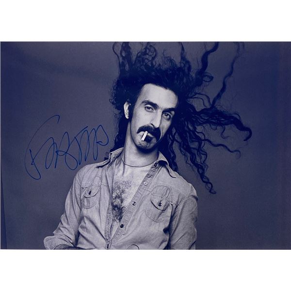 Autograph Signed Frank Zappa Photo