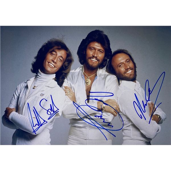 Autograph Signed Bee Gees Photo