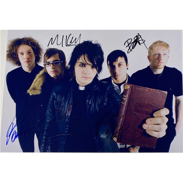 Autograph Signed My Chemical Romance Photo
