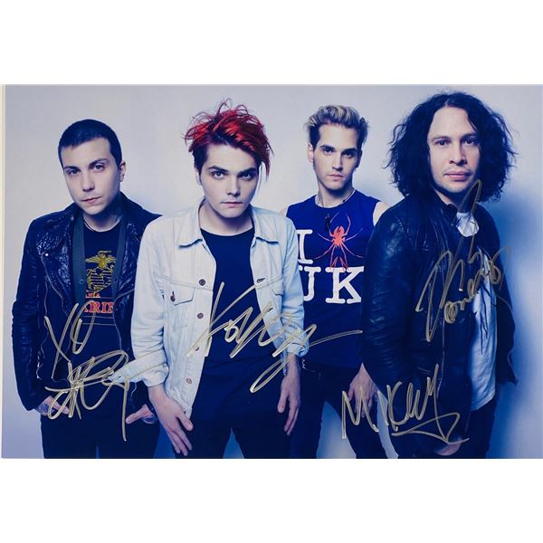 Autograph Signed My Chemical Romance Photo