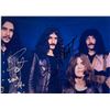 Image 1 : Autograph Signed Black Sabbath Photo