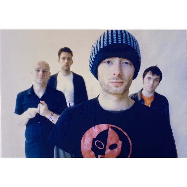 Autograph Signed Radiohead Photo