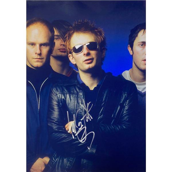Autograph Signed Radiohead Photo