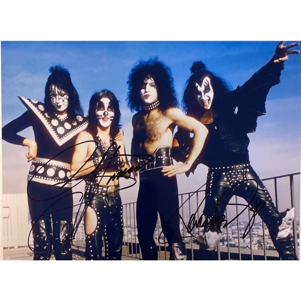 Autograph Signed KISS Gene Simmons Photo