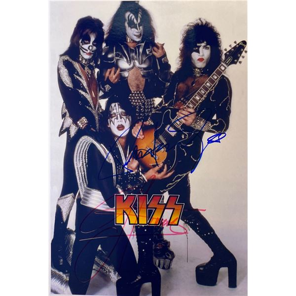 Autograph Signed KISS Gene Simmons Photo