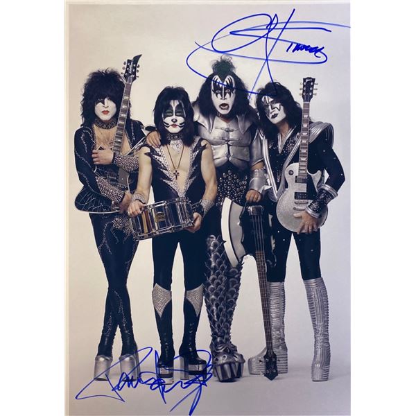 Autograph Signed KISS Gene Simmons Photo