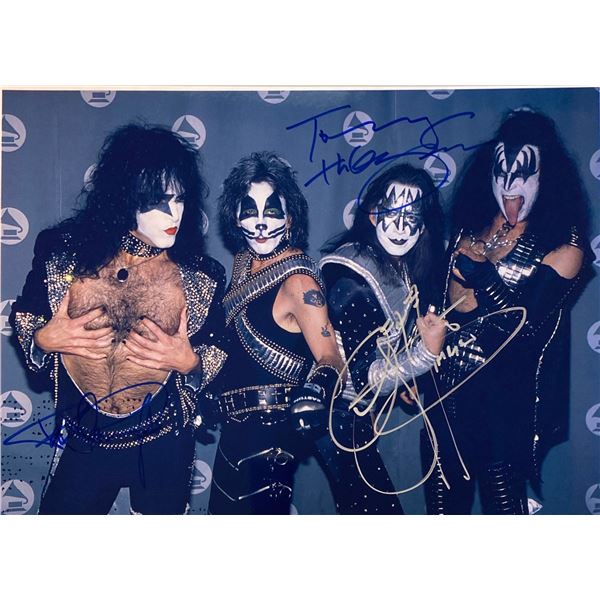 Autograph Signed KISS Gene Simmons Photo