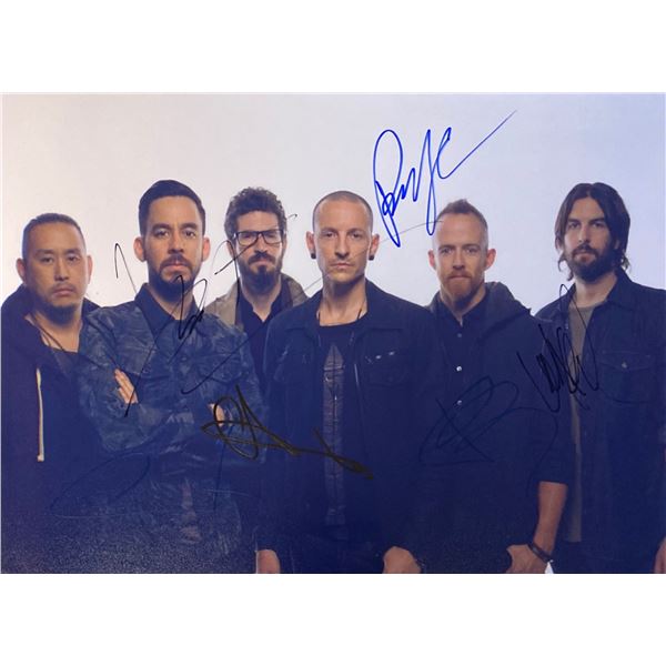 Autograph Signed Linkin Park Chester Bennington Photo